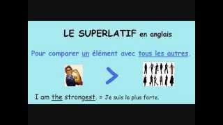 Le superlatif en anglais [upl. by Miru]