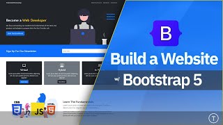 Bootstrap 5 Crash Course  Website Build amp Deploy [upl. by Tal]