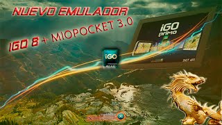 Emulador WinCE  iGO 8  Miopocket 30 release 49 [upl. by Alessig]