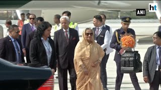 Bangladesh PM Sheikh Hasina arrives in India on a 4day visit [upl. by Chappie755]