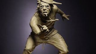 Sculpting maquette in clay FULL VIDEO [upl. by Small318]