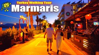 Marmaris Nightlife Turkey  4K Walking Tour  September 2024 [upl. by Ytsirhk]