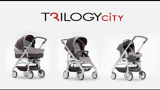 Sistema Trio Trilogy City Inglesina 2016  Video Tutorial [upl. by D'Arcy104]