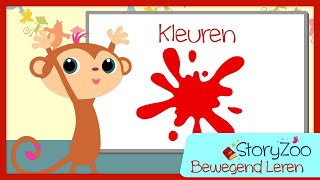 Bewegend leren  Kleuren 🔴🟡🟣 [upl. by Ratcliffe]