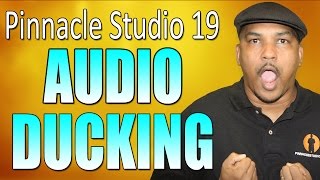 Pinnacle Studio 19 Ultimate  Audio Ducking Tutorial [upl. by Aihsik]