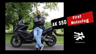 AK550  First Motovlog Pt 1 [upl. by Junette544]