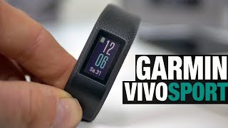 Garmin VIVOSPORT im Test Der günstige EinsteigerFitnesstracker mit GPS und Herzfrequenz [upl. by Adore]