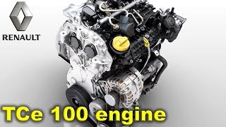 Renault TCe 100 engine Explained 2019 Renault CLIO Engine [upl. by Aizirtap]