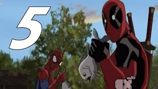 Deadpool in Ultimate SpiderMan 56 vs SpiderMan [upl. by Mcafee]