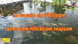 Le bassin de Philippe avec une filtration maison [upl. by Nomrac808]