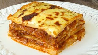 Lasaña de carne y queso Fácil y riquísima [upl. by Forelli756]