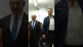 Elon Musk Meets Israeli PM Netanyahu in California [upl. by Einrae]