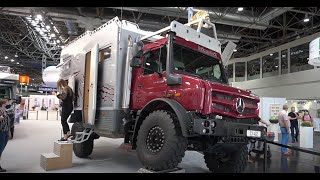 Unimog Wohnmobil Bimobil 2021 EX432 Wohnmobil Mercedes Benz Expeditionsfahrzeug Offroad Monster [upl. by Goldston]