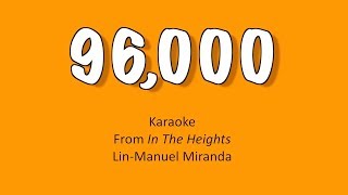 96000  In The Heights  TIG Music Karaoke Cover [upl. by Decima748]