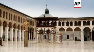 A rare look inside the ancient Omayyad Mosque of Damascus [upl. by Noedig]