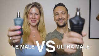 Jean Paul Gaultier Le Male Vs Ultra Male Which Mens Fragrance Wins [upl. by Ehcrop211]