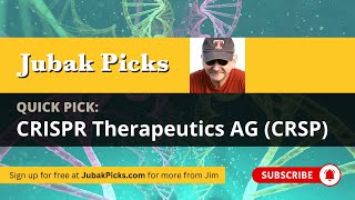 Quick Pick CRISPR Therapeutics CRSP Stock Pick from Jim Jubak Jubak Picks [upl. by Rodablas]