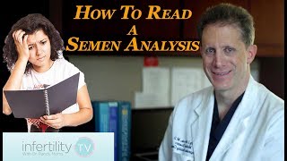 How to read a semen analysis  Infertility TV [upl. by Aecila566]