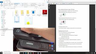 Samsung Printer  Firmware update [upl. by Ikey]