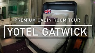 🇬🇧 Yotel Gatwick Airport Premium Cabin room tour amp review [upl. by Rik]