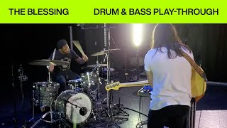 The Blessing  Drums and Bass Playthrough  Elevation Worship [upl. by Gorrian827]