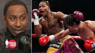 Stephen A calls out Adrien Broner for saying he beat Manny Pacquiao  Stephen A Smith Show [upl. by Leinahtan947]