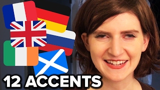 How To Do 12 Different Accents [upl. by Acinej]