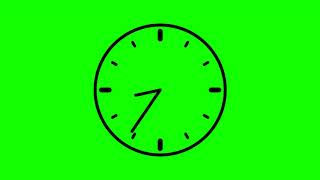 4K Green Screen Free  CLOCK TIME FLIES SPINNING [upl. by Batruk]