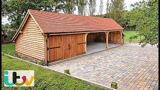 Building a Timber Framed Garage  on TV [upl. by Aisak809]