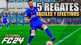 LOS MEJORES REGATES DE EA FC 24  FACILES Y EFECTIVOS [upl. by Kcirddec]