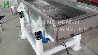 sieving linear vibrating sieve machine [upl. by Yarezed]