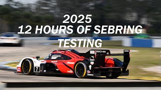 2025 Sebring 12 Hour Testing [upl. by Orvil]