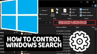 How to Configure Windows 10 Search Settings [upl. by Ecidna]