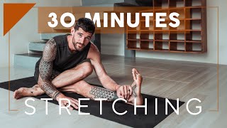 30 Minutes Full Body Deep Stretches Yoga [upl. by Harl]