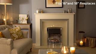 The Glencoe Optiflame 3D Electric Fire by Dimplex [upl. by Ainezey]