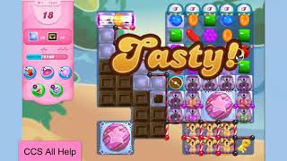 Candy Crush Saga Level 7637 NO BOOSTERS Cookie [upl. by Tallie]