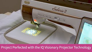 IQ Visionary™ Projector Technology on the Baby Lock Solaris II [upl. by Kone38]