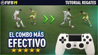 El MEJOR COMBO de FIFA 19  TUTORIAL REGATES EFECTIVOS [upl. by Xavler177]