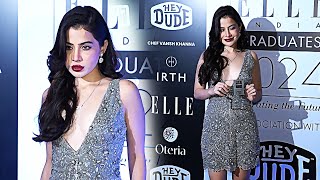 Urfi Javed Looks Stunning at the Elle India Graduates Awards 2024 [upl. by Dobson]