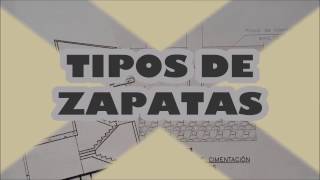 TIPOS DE ZAPATAS [upl. by Gentes587]