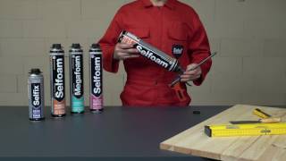 How to apply Selfoam Low Expansion Foam [upl. by Ellehcyt]