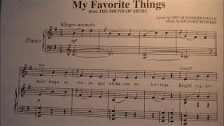 My Favorite Things Piano Accompaniment [upl. by Gildea]