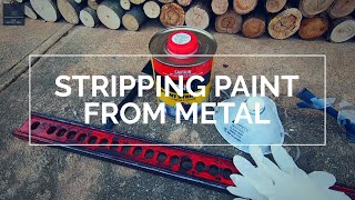 How To Strip Paint From Metal Surfaces  QUICK EASY amp EFFECTIVE [upl. by Ellerad577]