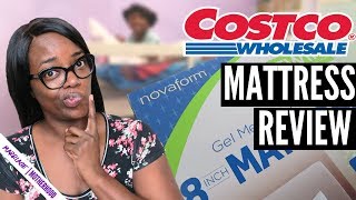 Costco Mattress Review  Novaform 8inch Memory Gel  BUNK BED MATTRESS  UNBOXING [upl. by Leirol]