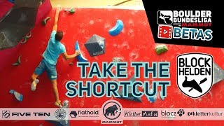 Jernej Kruder need a shortcut  Blockhelden Bamberg  Boulder Bundesliga 2017 [upl. by Icam]