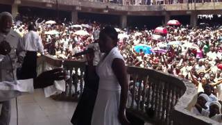 Tabernacle de Louange CapHaitian Haiti Pastor Ecclesias Worship leader sings [upl. by Devonna]