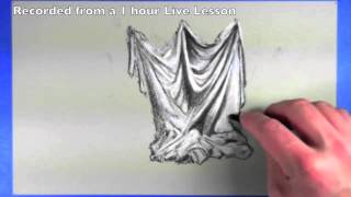 Drawing Drapery  How to Draw Cloth [upl. by Bertle]