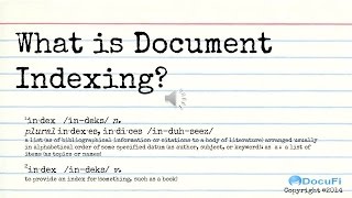 A Tutorial for Intelligent Data capture What is document indexing [upl. by Rebmit]