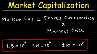 Market Capitalization of Stocks [upl. by Sdlonyer]