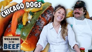 CHICAGO HOT DOGS  Welcome to the Beef w Matty amp Coco [upl. by Ainevuol775]